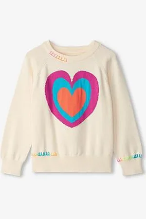 Hatley Girls Heart Knitted Jumper