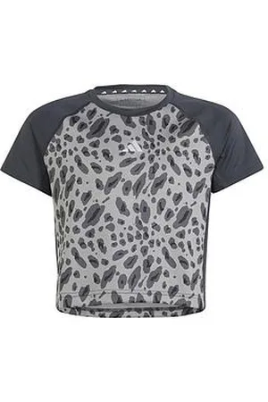 adidas Junior Girls Training All Over Print Tee