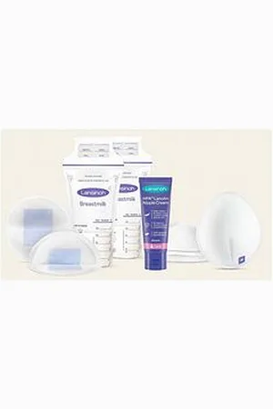 Lansinoh Mums Favourite Breast Feeding Kit (1X Washable Nursing Pads X4, 1X Breastmilk Storage Bags X50, 1X Disposable Nursing Pads X60, 1X Hpa Lanolin Nipple Cream 40Ml)