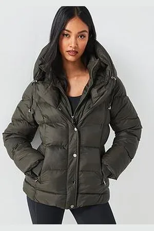 Very Padded Short Coat With Double Collar