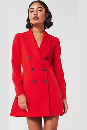 VERO MODA Fitted Long Sleeve Blazer Dress