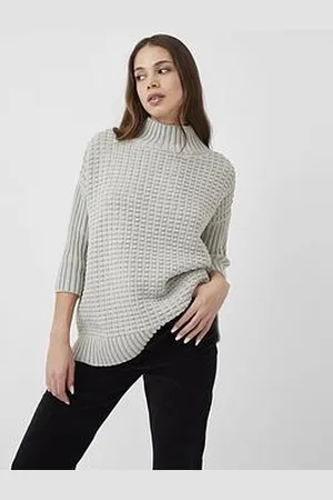 French Connection Ribbed Knit Oversized Jumper