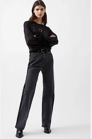 French Connection Straight Leg Mix Wash Denim Jeans