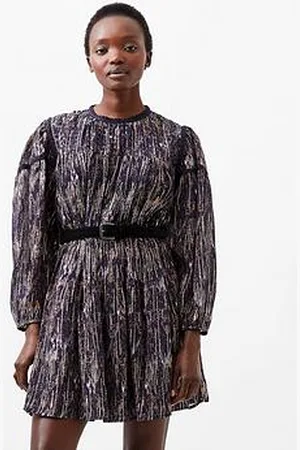 French Connection Sequin Lurex Jacquard Mini Dress