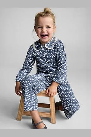 MANGO Younger Girls Floral Trousers
