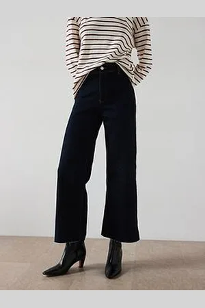 MANGO Culotte High-Rise Jeans