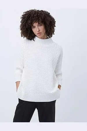 French Connection Ribbed Knit Oversized Jumper