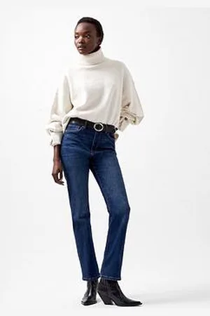 French Connection Ribbed Knit Roll Neck Jumper