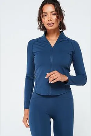 Gym King Womens Peach Luxe Full Zip Jacket - Rich