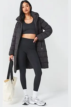 Very Padded Mid Length Coat - Down & Feather Rich