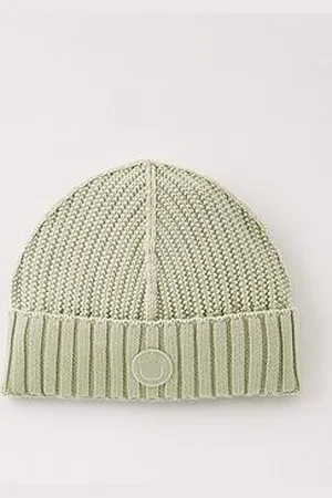 HUGO BOSS Blue Xonni Smiley Fishman Beanie Hat