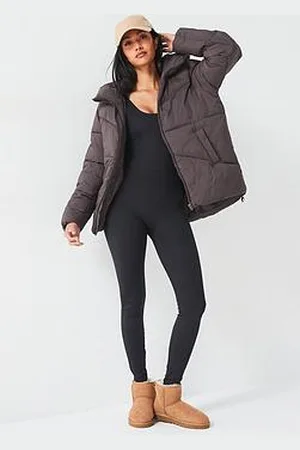 Very Short Hooded Padded Jacket