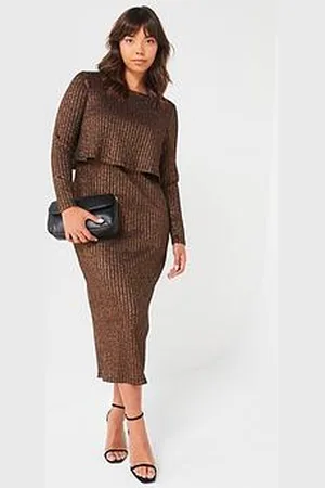 Very Double Layer Dress Style Midi