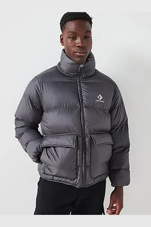 Converse Mens Patch Pocket Core Puffer Jacket