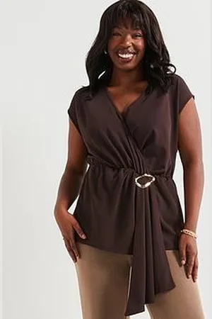 Very Drape Wrap Stretch Top
