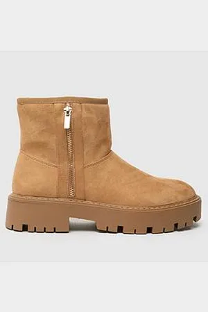 Schuh Carman Faux Fur Lined Boots - Tan