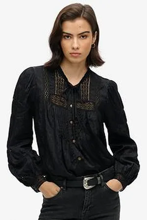 Superdry Woven Lace Blouse