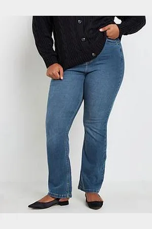 Yours Curve Midi Isla Bootcut Jeans 32"