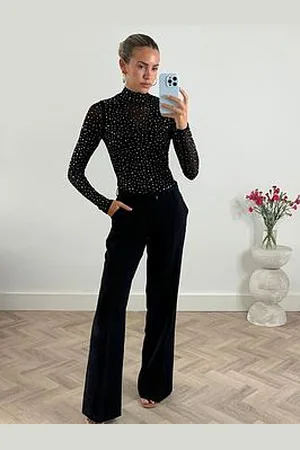 Style Cheat Rhinestone Bodysuit