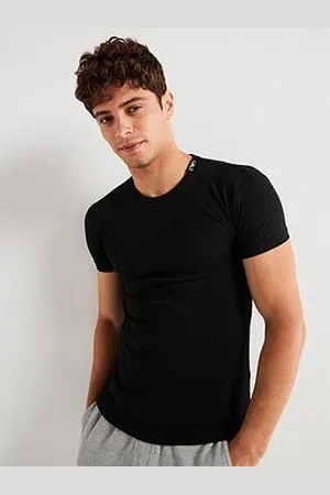 Emporio Armani Neck Tab Log Stretch Piquet T-Shirt