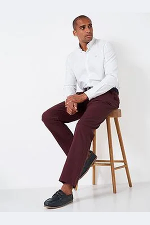 J.Crew Straight Fit Heritage Chinos- Burgundy