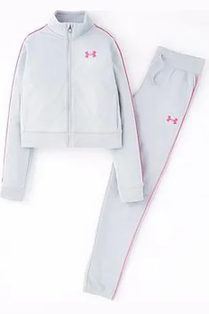 Under Armour Girls Training Icon Knit Crop Tracksuit