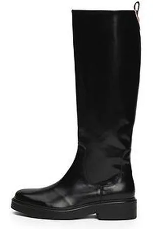 Tommy Hilfiger Leather Knee High Flat Boots