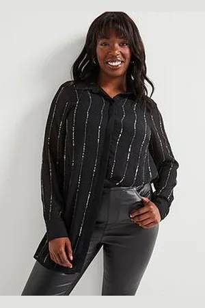 Very Beaded Longline Blouse