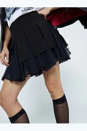 River Island Crepe Chiffon Streamer Skirt