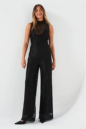 Very Sleeveless Lace Jumpsuit
