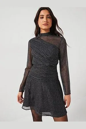 Very Gathered Printed Skater Dress