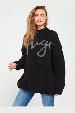 HUGO BOSS Sloguessy Oversized Knitted Jumper