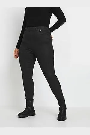 Yours Curve Coated Grace Jeggings