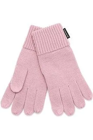 Coach Woven Patch Knit Gloves