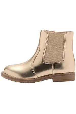 MANGO Younger Girls Metallic Ankle Boots