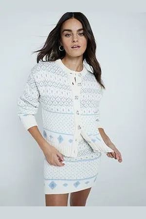 River Island Fair Isle Cardigan