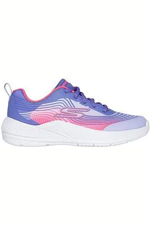 Skechers Girls Microspec Advance Ombre 3D Print Trainer