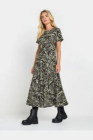 M&Co Petite Abstract Maxi Dress