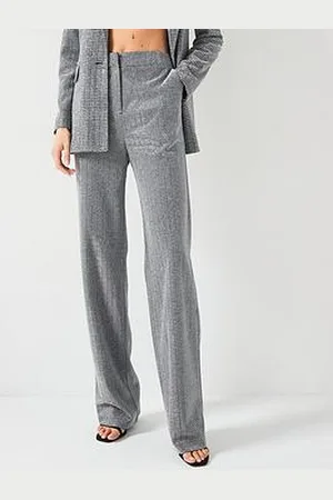 Very Metallic Wide Leg Trouser