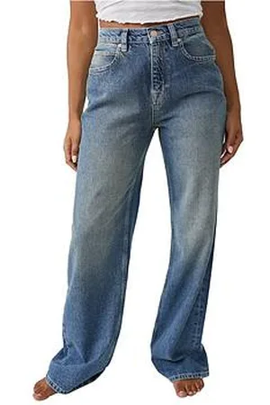 Free People Tinsley Baggy High Rise Straight Jeans