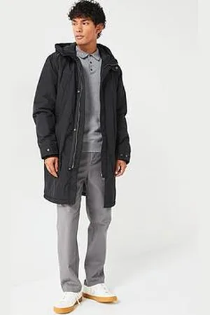 Lyle & Scott Longline Hooded Parka Coat