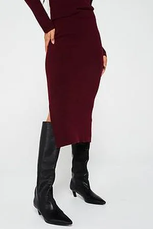 VERO MODA Whitney Long Knitted Skirt