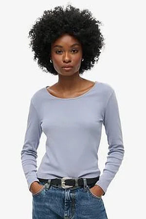 Superdry Fine Rib Scoop Neck Top