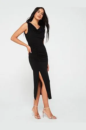 JDY Drape Short Sleeve Midi Dress