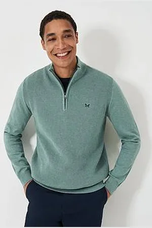 J.Crew Brioche Rib 1/2 Zip Knitted Jumper