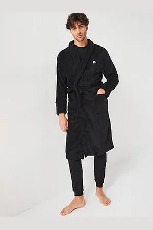 DKNY Panda Fleece Lined Robe