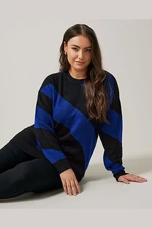 Evans Diagonal Stripe Jumper