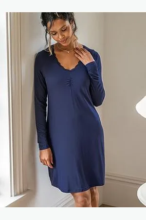 Pour Moi Sofa Loves Lace Long Sleeve V-Neck Hidden Support Nightdress