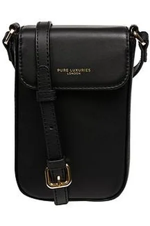 PURE LUXURIES LONDON Alexis Nappa Leather Cross Body Phone Bag