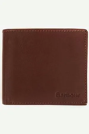 Barbour Colwell Leather Billfold Wallet
